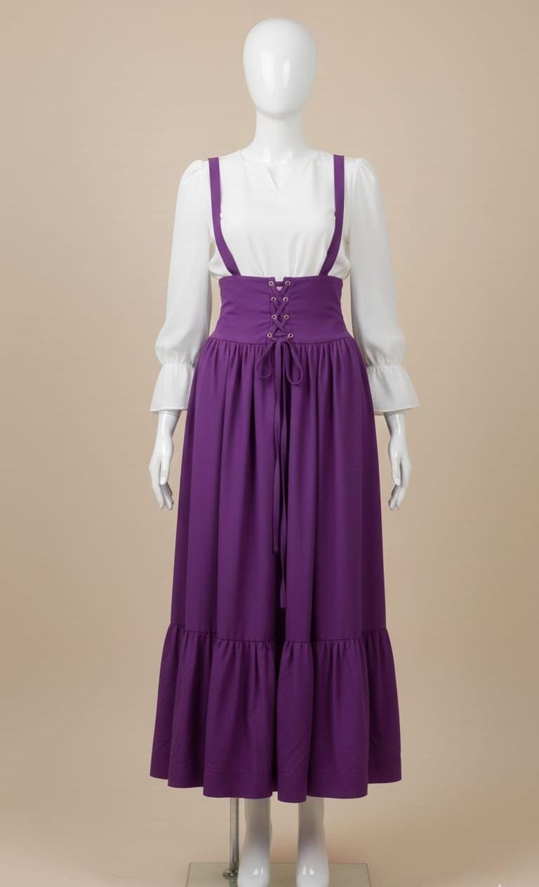 Elegant Strap Frill Maxi Dress – Women’s Stylish Premium Maxi - Image 3