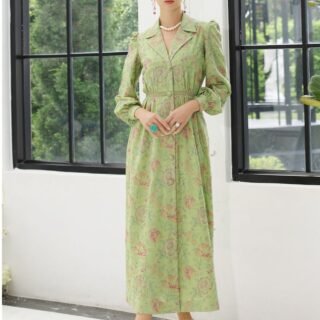 BAREEZE 3PC Premium Lawn fully embroidered shirt with bamber embroidered dupatta and plain trouser