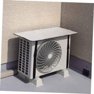 Outdoor AC Cover Waterproof UV Resistant Dustproof 1.5 Ton Silver
