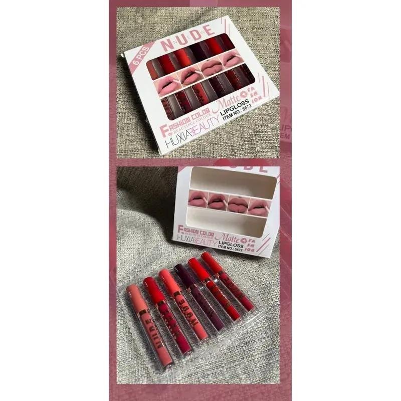 Exclusive Nude Multicolor Matte Lip Gloss Pack – Fast Delivery - Image 3