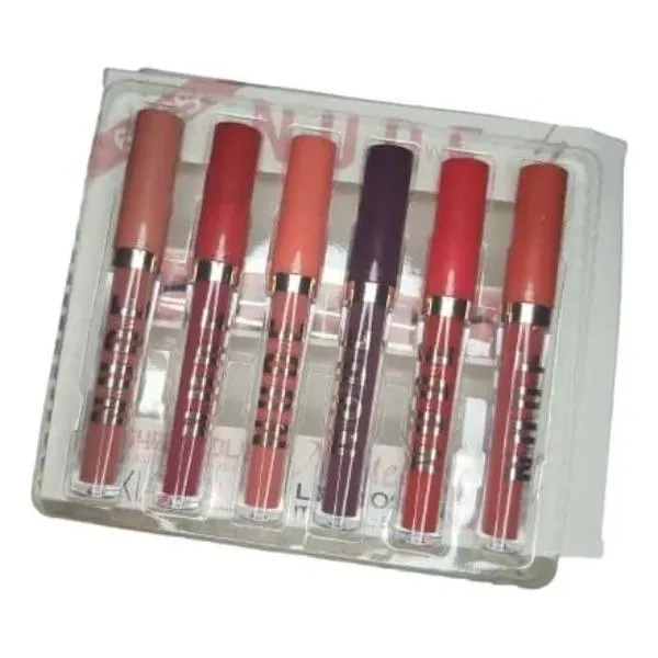 Exclusive Nude Multicolor Matte Lip Gloss Pack – Fast Delivery - Image 4