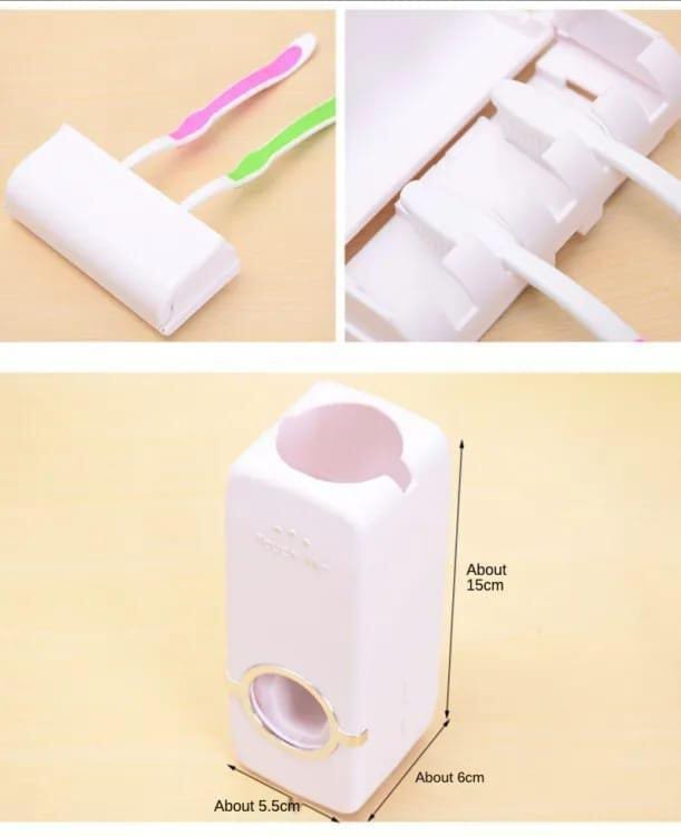 Smart Toothpaste Dispenser and Brush Holder – Fast Delivery - Image 3