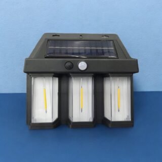 Solar Sensor Wall Lamp BK-618-3 2400Lm with 120 degree motion sensor