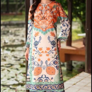 2PC Desire Digital Co-Ord Suit silky lawn fabric