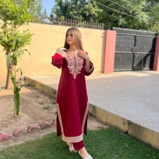 Laiba Embroidery 2PC Cotton Lawn Suit for Women Fast Delivery