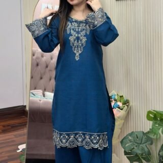 Zimal Embroidered 2PC Farshi Premium Summer Cotton Suit