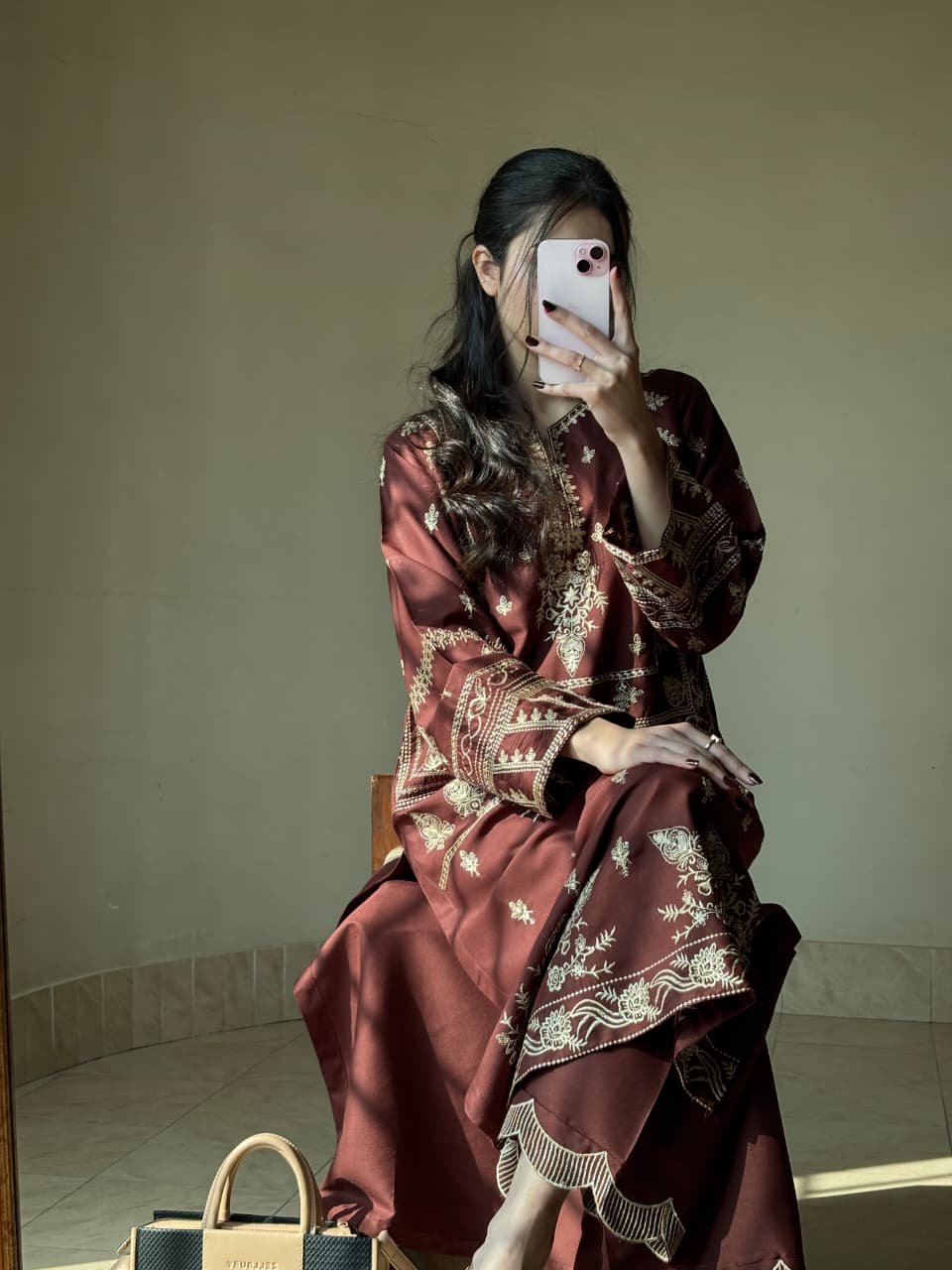 Elegant Libas Embroidery 2PC (Plazo) – Fast Delivery Pakistan - Image 3