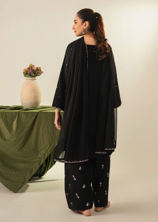 Elegant Zarqa Embroidered 3PC Plazo – Fast Delivery Festive Collection - Image 5