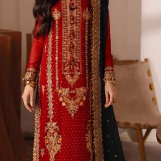 Lawn 3PC Unstitched with Bamber Dupatta premium Eid outfit