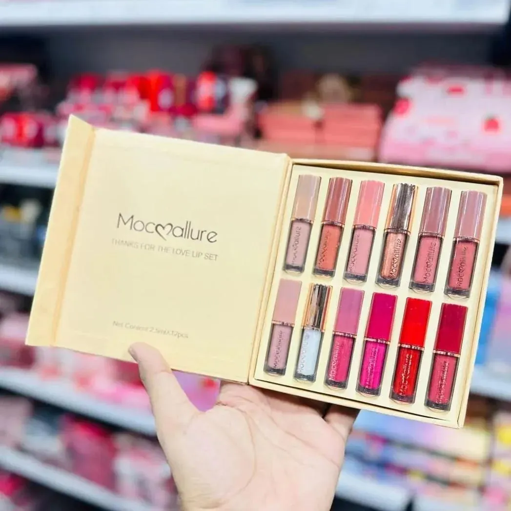 Exclusive Mocallure Matte Lip Gloss Set – 12 Pcs - Image 2