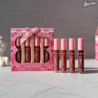 4 pcs matte lip gloss set nude shades multicolor lip makeup