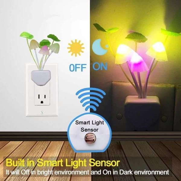 Latest LED Mushroom Night Light with Sensor | Fast Delivery - Image 2