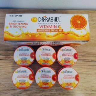 Vitamin-C Brightening Facial Kit Set of 6 for glowing and radiant skin