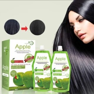 apple ammonia free hair color cream 500ml natural salon finish hair dye