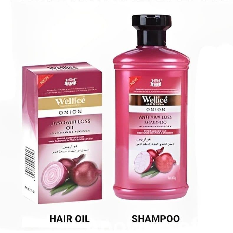 Exclusive Wellice Hair Care Bundle Garlic Onion Shampoo Oil - Image 3