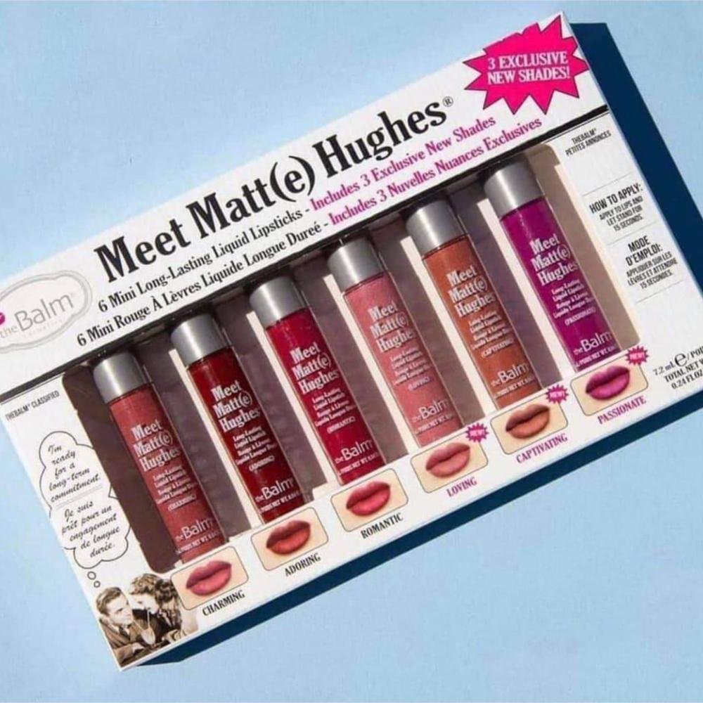 High Pigment Matte Lipstick Set Pack of 6 Long Lasting Shades - Image 2