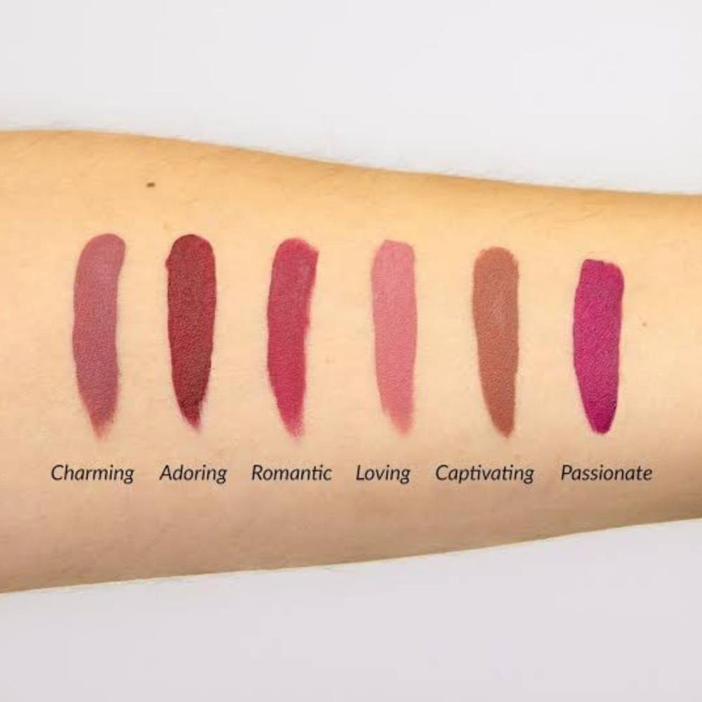 high pigment matte lipstick pack of 6 long lasting non transfer liquid lipstick shades Pakistan