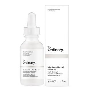 the ordinary niacinamide 10 percent zinc serum 30ml skin brightening oil control dropper bottle
