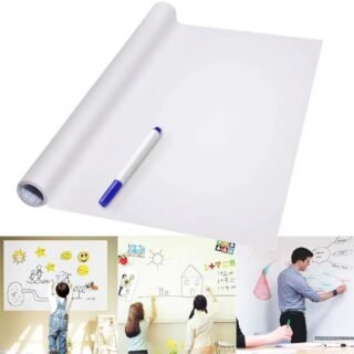 large reusable whiteboard sticker 24x60 inch wall writing board for home office