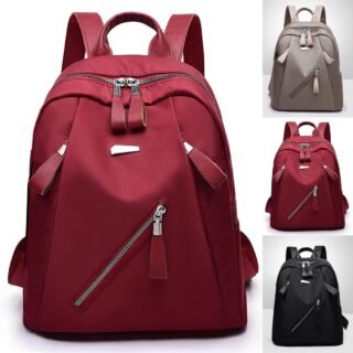 waterproof faux leather backpack multicolor stylish casual bag spacious compartments Pakistan