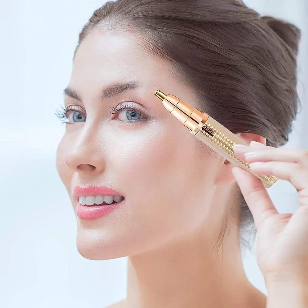 3 in 1 Rechargeable Facial Hair Remover Eyebrow Trimmer Women - Image 4