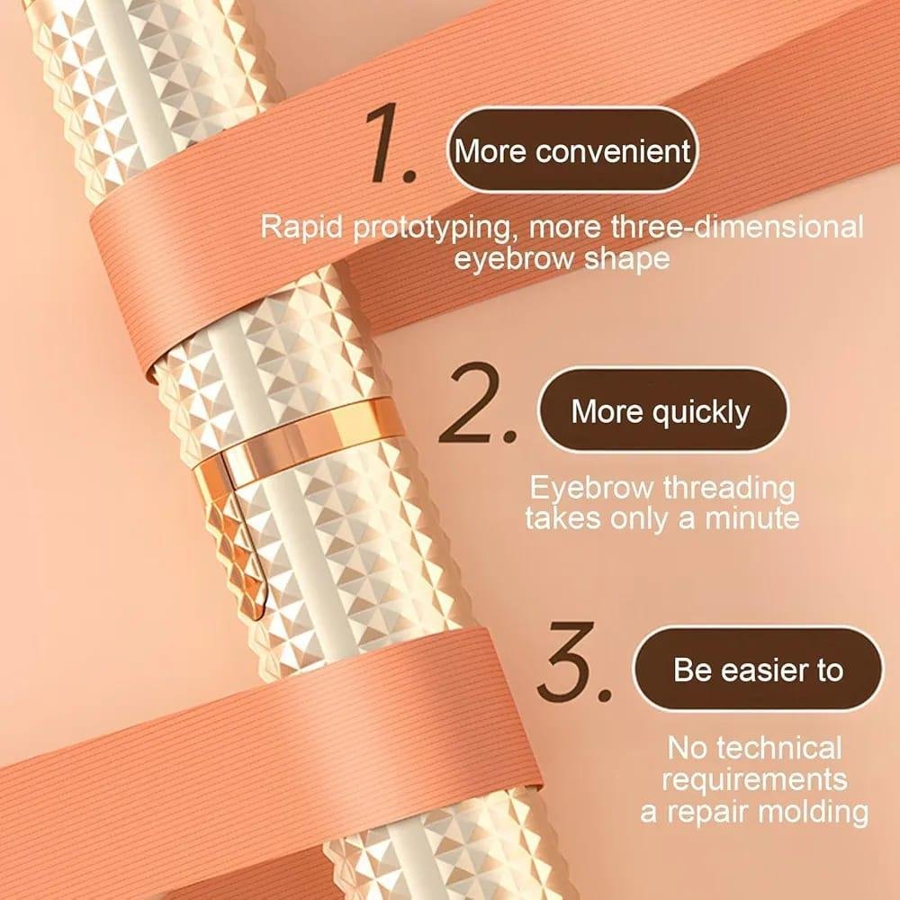 3 in 1 Rechargeable Facial Hair Remover Eyebrow Trimmer Women - Image 6