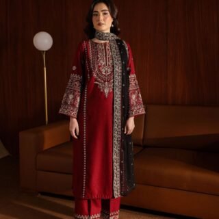 Batik lawn 3PC embroidered suit with chiffon dupatta summer collection 2026 Pakistan