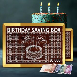 Premium Birthday Savings Box for kids and adults