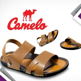 Casual sandals for men mustard color comfortable summer footwear