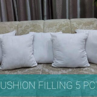 Polyester cushion fillings 5 pcs soft white filling pack