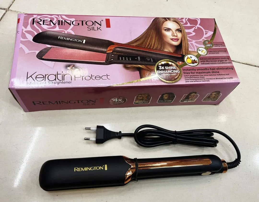 Premium Hair Straightener for Smooth Silky Hair Black 2 Premium Hair Straightener for Smooth Silky Hair Black - Image 2