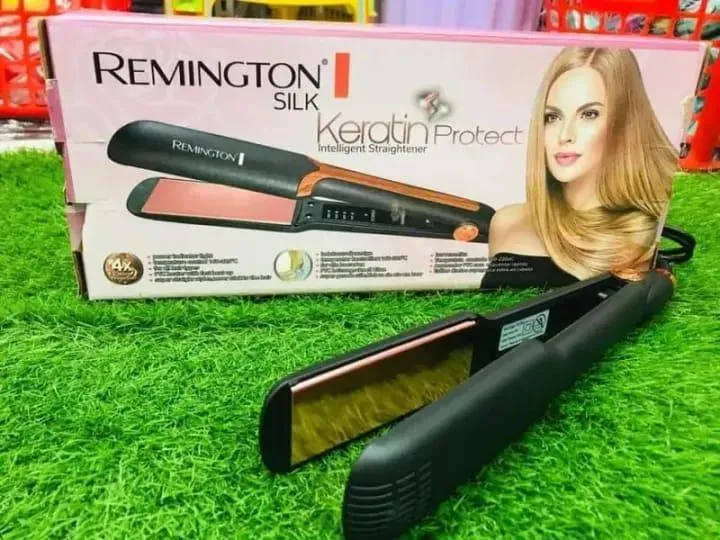 Premium Hair Straightener for Smooth Silky Hair Black 4 Remington Silk Ceramic Hair Straightener black edition