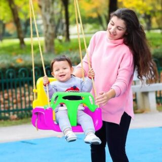 Kids wing fiber plastic swing for children