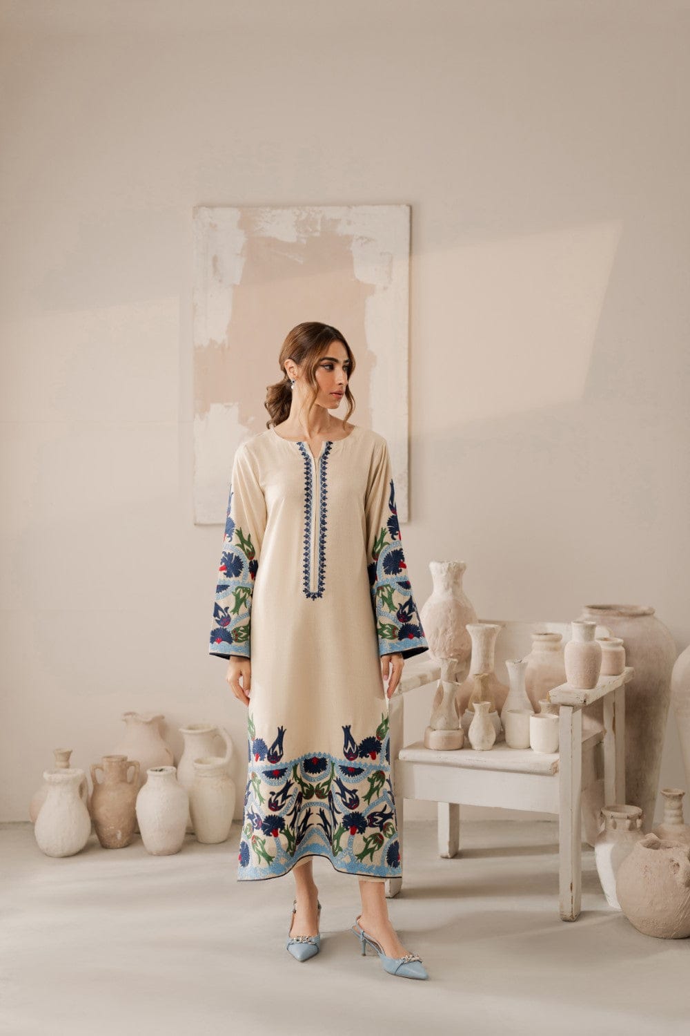 Skin Annuahy 3PC Cotton Embroidered Suit Premium Collection 6 Skin Annuahy 3PC Cotton Embroidered Suit Premium Collection - Image 6