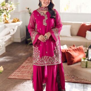 Pure Lawn 3pc embroidered summer suit with premium detailing