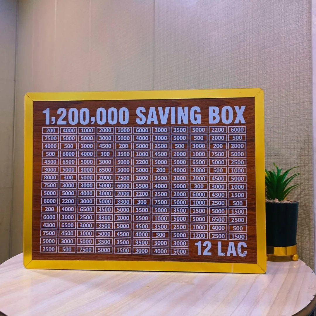 Premium 12 Lakh PKR Wooden Saving Box 3 Premium 12 Lakh PKR Wooden Saving Box - Image 3
