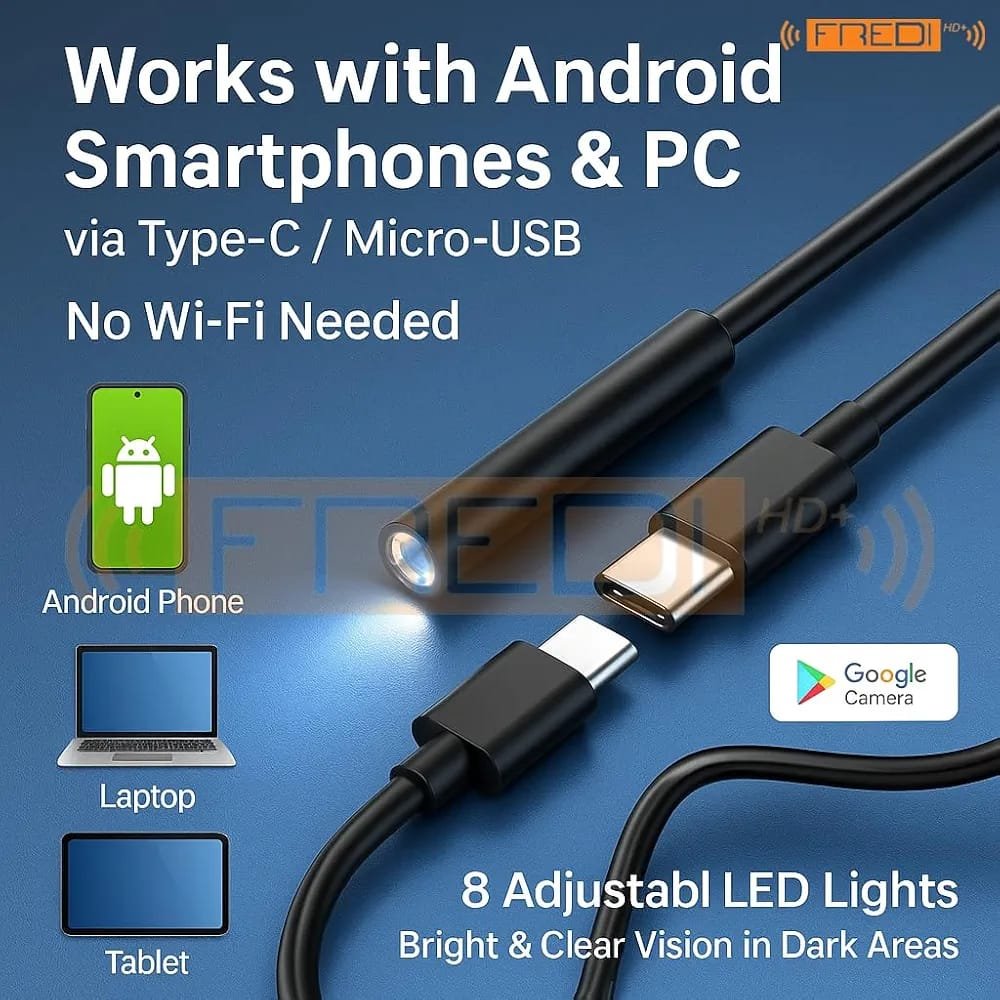 USB Endoscope Mini Camera 1080P 5M Inspection Camera 7 USB Endoscope Mini Camera 1080P 5M Inspection Camera - Image 7