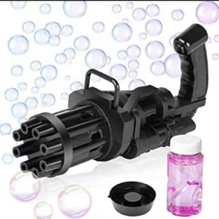 Electric Gatling Bubble Gun 8 Hole Automatic Bubble Maker