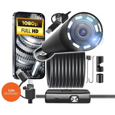 USB Endoscope Mini Camera 1080P 5M Inspection Camera 10 USB Endoscope Mini Camera 1080P with 5 Meter Waterproof Cable