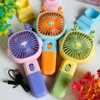 Portable Rechargeable Fan with Stand for Home and Travel
