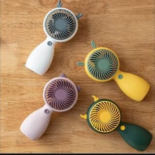 Rechargeable Animal Ears Portable Fan in Multicolor