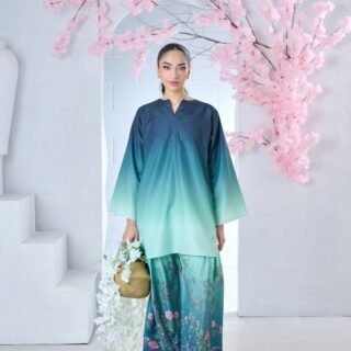 Premium MOON Co Ord 2PC Lawn Silk Suit for women
