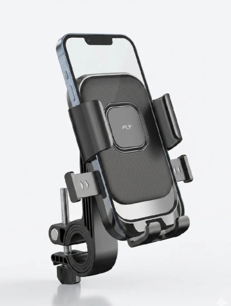 Universal Bike Phone Holder 360° Adjustable Mount 1 Universal Bike Phone Holder with 360 degree adjustable mount