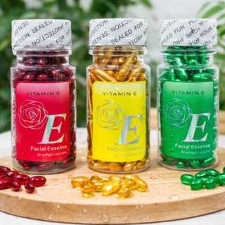 Vitamin E Facial Essence Softgel Capsules 90PCS
