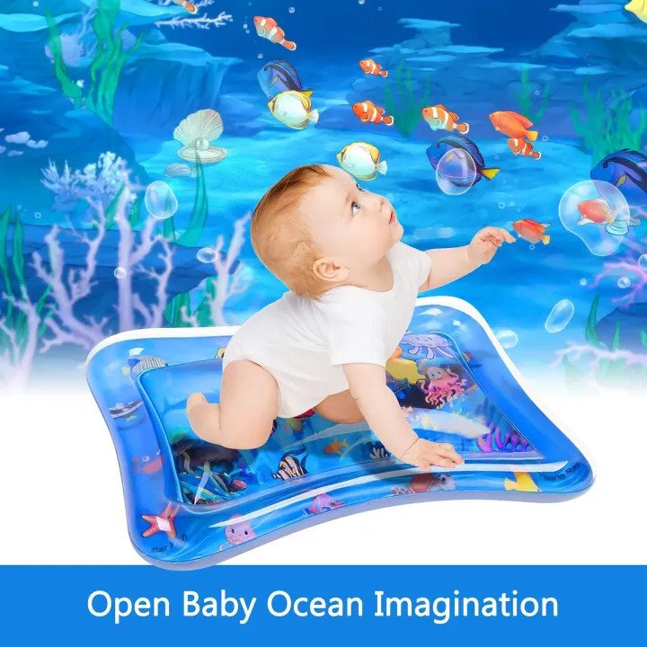 Baby Water Play Mat for Tummy Time | Toddlers 1 Baby Water Play Mat for tummy time and sensory play
