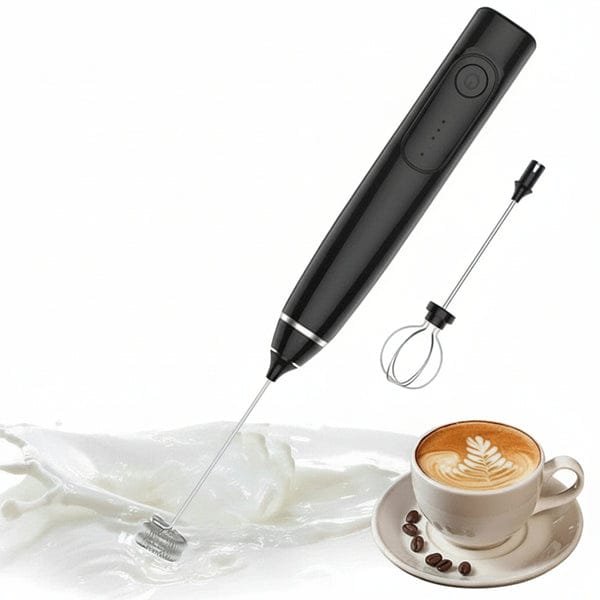 2 In 1 Electric Milk Frother & Egg Whisk | Kitchen Appliances 4 2 In 1 Electric Milk Frother & Egg Whisk | Kitchen Appliances - Image 4