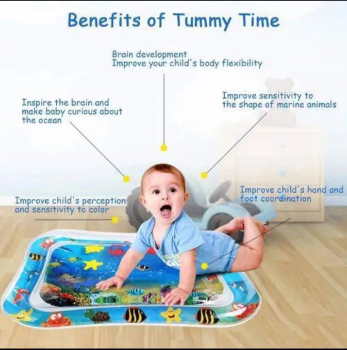 Baby Water Play Mat for Tummy Time | Toddlers 6 Baby Water Play Mat for tummy time and sensory play