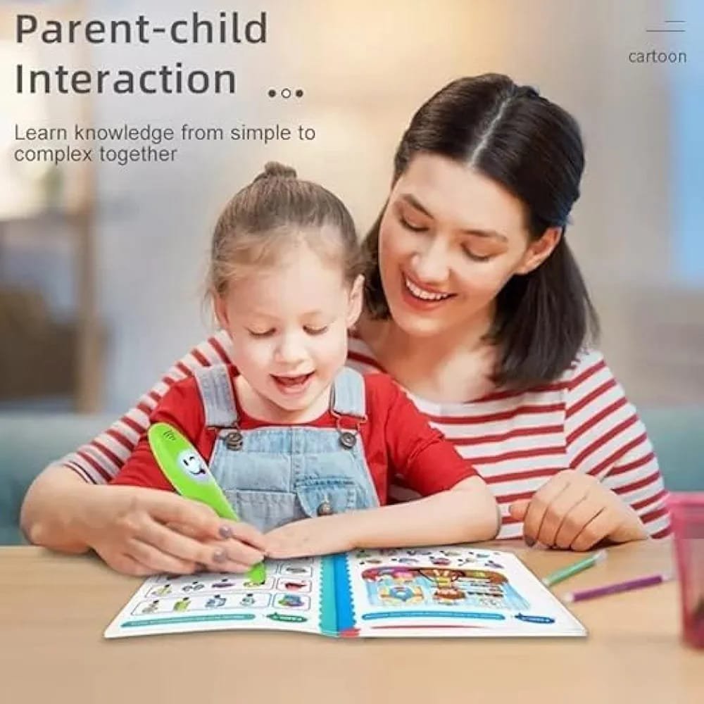 Kids Preschool Learning Book With Smart Talking Pen 5 Kids Preschool Learning Book with Smart Talking Pen for early education