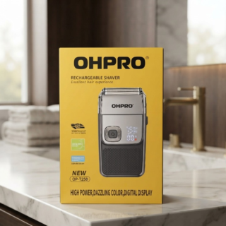 OHPRO OP T250 Rechargeable Shaver for men's daily grooming