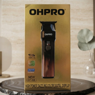 OHPRO OP 209 Hair Trimmer for men's hair and beard grooming